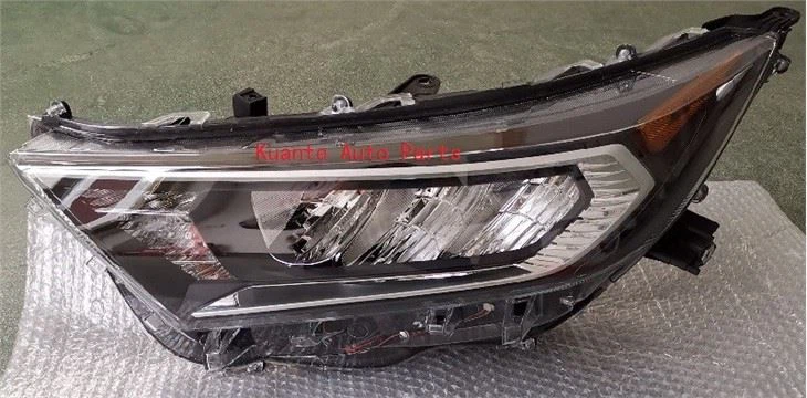 Car Body Spare Parts For RAV4 2019 USA Led Headlights Tail Lights Fog Lights Front Bumper Lip Body Kit Spoiler