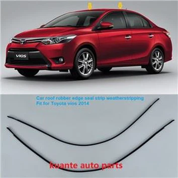 Kummist vormimisliistud auto katuse serva tihendusriba Toyota Vios 2014 jaoks
